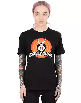 Buy Looney Tunes Black Short Sleeved T-Shirt (Womens) • 14.99£