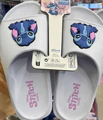 Buy Disney Stitch Kids Sliders Slippers Older Girls UK Size 13-5 • 14.99£