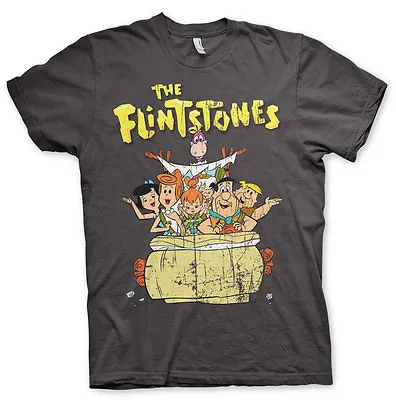 Buy Officially Licensed The Flintstones Men's T-Shirt S-XXL Sizes • 19.53£