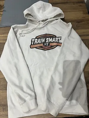 Buy Train Smart Keep Real Hoodie White Size Small • 10£