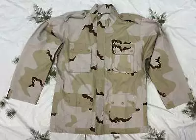 Buy Army Pattern BDU Battle Dress Uniform Coat 3 Colour Desert Camo Unused JT • 10.99£