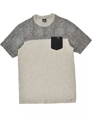 Buy JORDAN Mens Abstract Pattern T-Shirt Top Medium Grey Cotton I005 • 12.92£