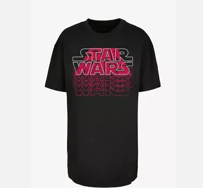 Buy Official Star Wars Logo Shirt, Medium Black Star Wars T-Shirt • 15.99£