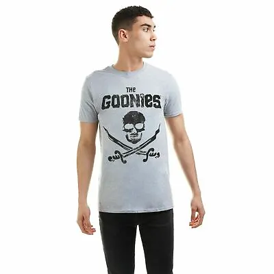 Buy Official The Goonies Mens Flag T-Shirt Grey S-XXL • 13.99£