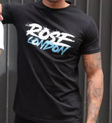 Buy New Mens Rose Londonblack Script T-shirt Size M £19.99 Or Best OfferRRP £29.99 • 19.99£