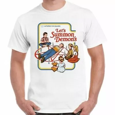 Buy Let's Summon Demons T-SHIRT 80s Children Story Book Cool Gift Retro Free Post UK • 11.36£