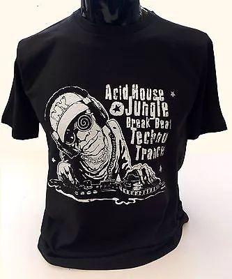 Buy Acid House Jungle T-Shirt S-2XL Mens Breakbeat Techno Trance Music Festival • 12.95£