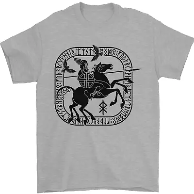 Buy Odin Wotan Vikings Valhalla Norse Mythology Mens T-Shirt 100% Cotton • 8.49£