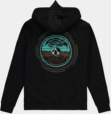 Buy Assassin's Creed Valhalla - Shield And Hammer - Men's Hoodie Black • 51.39£