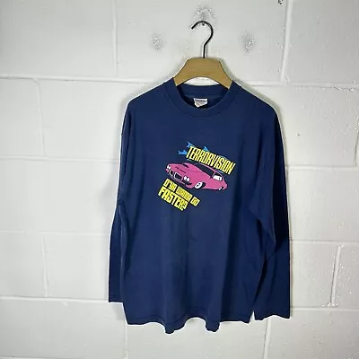 Buy Vintage Terrorvision Shirt Mens Large Britpop Rock Long Sleeve 90s Band Retro • 53.95£