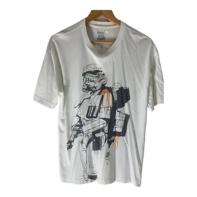 Buy Stormtrooper White  T Shirt M  100 Percent Cotton Star Wars • 23.49£