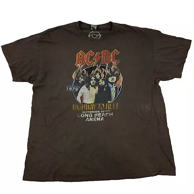 Buy Mens ACDC 1979 World Tour T-shirt Size XL • 20£