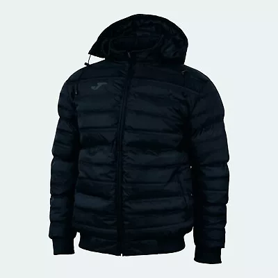 Buy Joma Anorack Hoodie Urban Black Various Sizes Water Resistant Jacket • 25£