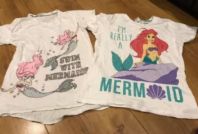 Buy New Disney Little Mermaid 2 Spring Summer T-shirts Disney White Size Small • 6.99£