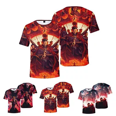 Buy Doctor Strange Avengers T-Shirt Kids Boy Short Sleeve Shirts Summer Tops Beach/ • 5.59£