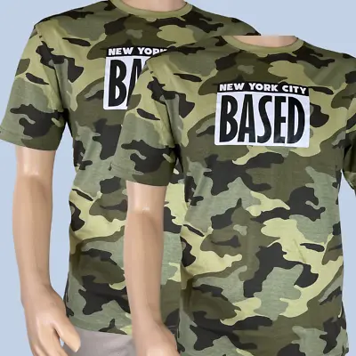 Buy Mens Camo T Shirts 100% Cotton Slim Fit CAMOUFLAGE Tee Shirt | Clearance Sale • 5.49£