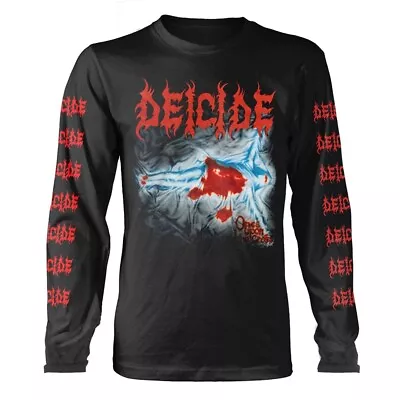 Buy Deicide - Once Upon The Cross (Black) (NEW MENS LONG SLEEVE SHIRT ) • 27.08£
