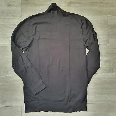 Buy H&M Mens Black Jumper Sweater Pullover Size S Fine Knit Modal Blend Long Sleeves • 12.99£