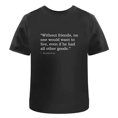 Buy Friendship Aristotle Quote Men's / Women's Cotton T-Shirts (TA036456) • 11.99£