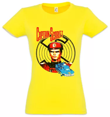 Buy Captain Scarlet Women T-Shirt Retro And Geek The Nerd Mysterons • 21.54£