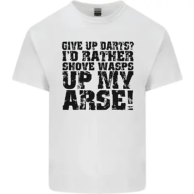Buy Give Up Darts? Player Funny Mens Cotton T-Shirt Tee Top • 10.99£