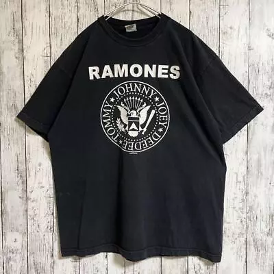 Buy 90'S Ramones Band T-Shirt Van T Music Xl Black Vintage 90 Late • 140.47£