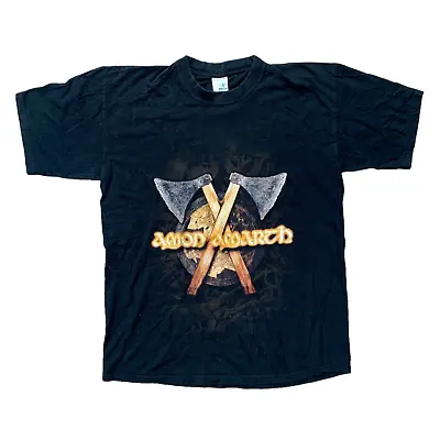 Buy Vintage Amon Amarth Festivals Tour Germany/Austria T-Shirt Black 2003 Size L • 16.99£