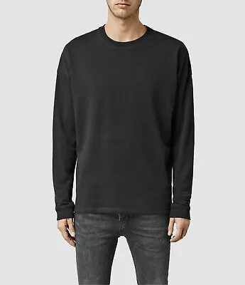 Buy All Saints Mens Crew Neck Designer Pullover O/H Sweatshirt Sweater Jumper New • 39.99£