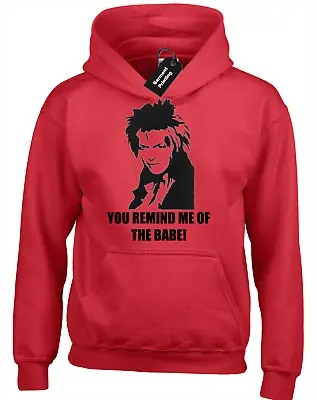 Buy You Remind Me Of The Babe Hoody Hoodie Labyrinth Cult Film Classic Funny • 16.99£
