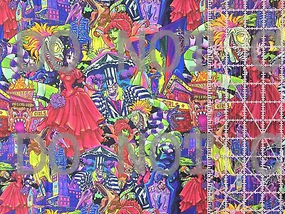Buy Custom 100% Cotton Woven Beetlejuice Collage Large Scale By The 1/4 Yard 9X56 • 5.29£