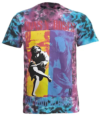 Buy Guns N Roses Use Your Illusion T Shirt Official Tie Dye Tee • 16.95£