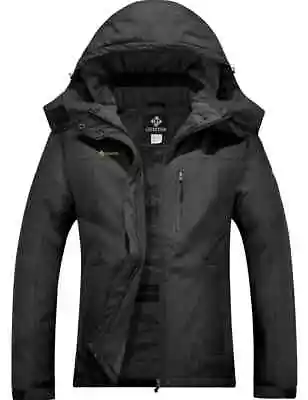 Buy GEMYSE Women's Winter Waterproof Ski Jacket Mountain Windproof Fleece Coat • 49.99£