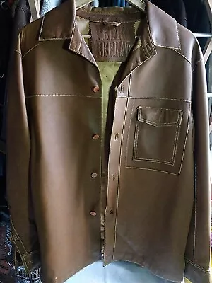 Buy Pedro Bernat Tan Leather Jacket • 75£