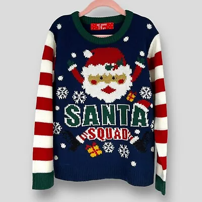 Buy KID'S JUMPER Unisex Knit Christmas 'Santa Squad' SIZE 7-8 YEARS • 8.95£