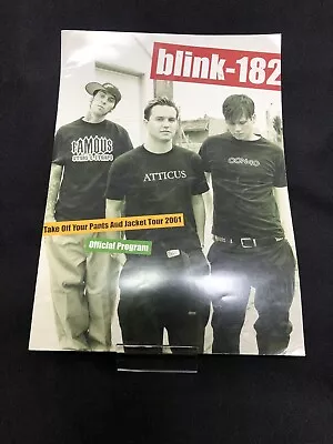 Buy Blink 182 Take Off Your Pants & Jacket Tour 2001 Official Program Book • 28.30£