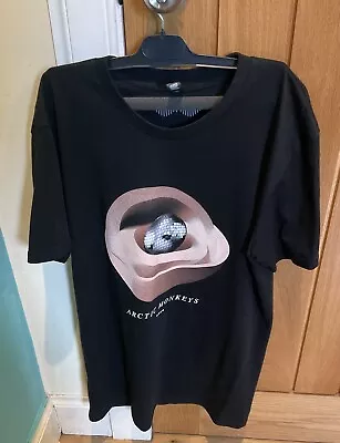 Buy Arctic Monkeys - Mirrorball T-shirt - European Tour 2022 - Black - Size M • 15£