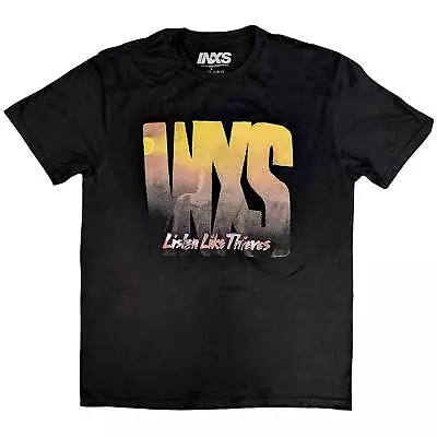 Buy INXS Listen Like Thieves Tour Black T-Shirt NEW OFFICIAL • 16.59£