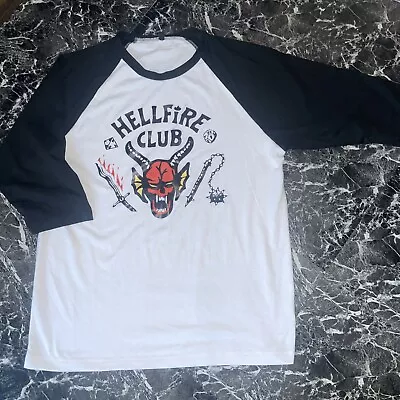 Buy Hellfire Club T Shirt Size Medium Stranger Things Eddie • 5£
