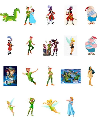 Buy Peter Pan Characters, Iron On T Shirt Transfer. Choose Image And Size • 2.92£