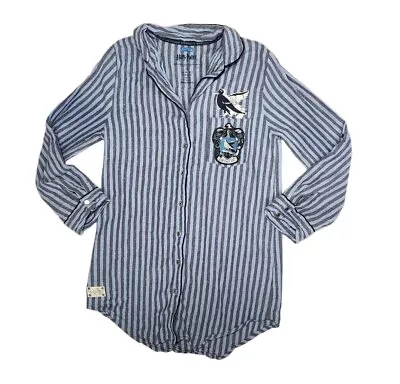 Buy Harry Potter C. Chang Ravenclaw Blue Gray Nightshirt Pjs Size Medium 100% Cotton • 28.34£