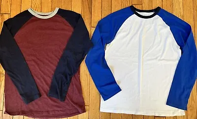 Buy Raglan Boys L 10/12 Long Sleeve T Shirts Set Of 2 Children’s Place • 7.89£