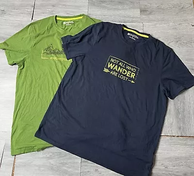 Buy Mountain Warehouse Mens Cotton T-Shirts X2 Size L - Bundle • 9.99£