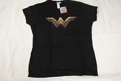 Buy Wonder Woman Movie Logo Ladies Skinny T Shirt New Official Dc Comics Film • 7.99£