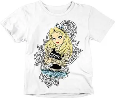 Buy Kids Punk Rock Alice In Wonderland T-Shirt Unisex Children's Alternative • 7.74£