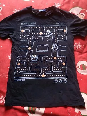 Buy Cookie Monster Pacman Game T Shirt Size Small Debenhams Sesame Street Gaming  • 4.99£
