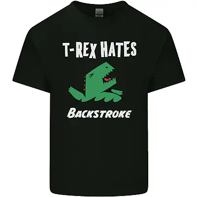 Buy T-Rex Hates Backstroke Funny Swimmer Swim Mens Cotton T-Shirt Tee Top • 11.75£