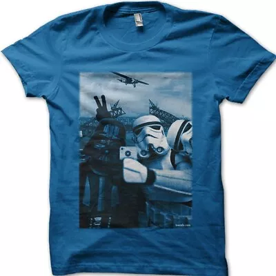 Buy Star Wars StormTrooper Darth Vader Selfie Australia T-shirt 9773 • 13.95£