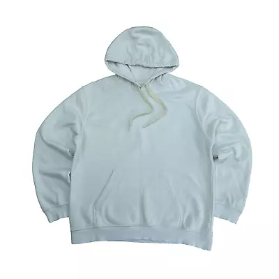 Buy FOLK Men's LUTHER Hoodie Raglan Cotton Fleece Hooded Sweatshirt Size 5 XL White • 23.99£