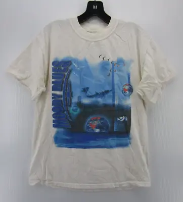 Buy VINTAGE Moody Blues Shirt Men Medium White 2001 Concert Band Giant Pullover Y2K • 69.67£