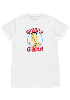 Buy T-shirt Mens Womens Unisex Funny Quagmire Family Guy Giggity Gift Polyester L Xl • 11.99£